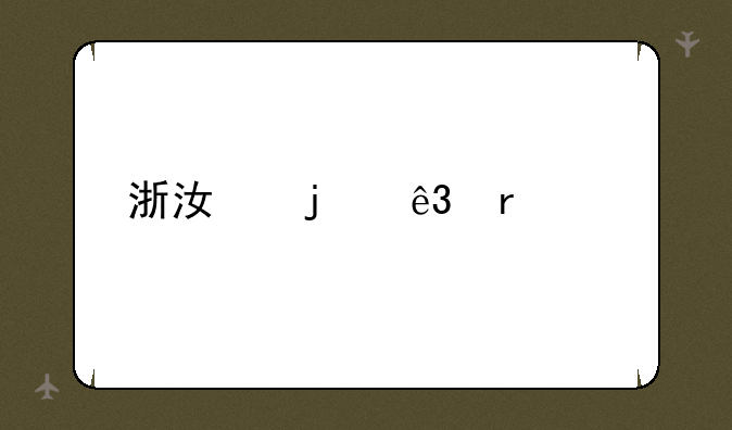 浙江的二本大学