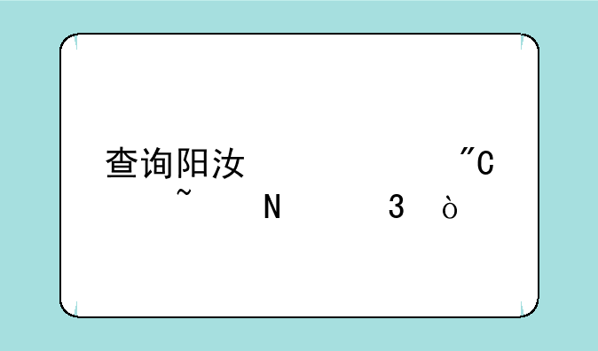 查询阳江中考成绩查哪里？